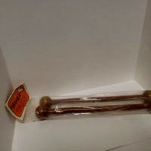 Rod and knob purse handles pair vintage